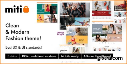 Themeforest - Miti - Elementor Fashion WooCommerce Theme 1.1.6 - Nulled