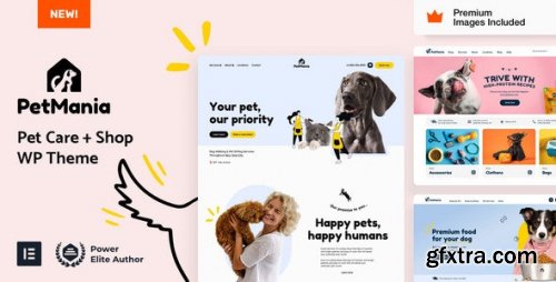 Themeforest - PetMania - Pet Shop & Care v1.4 - Nulled