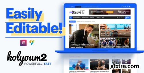 Themeforest - Kolyoum - Newspaper Magazine News BuddyPress AMP v2.4.1 Nulled