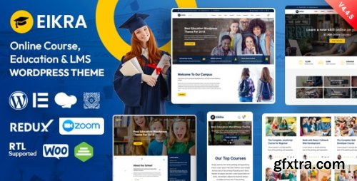 Themeforest - Eikra Education - Education WordPress Theme v4.4.8 - Nulled