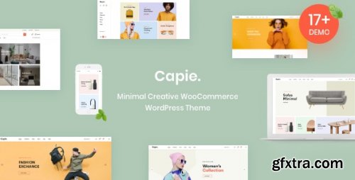 Themeforest - Capie - Minimal Creative WooCommerce WordPress Theme v1.0.29 - Nulled