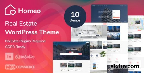 Themeforest - Homeo - Real Estate WordPress Theme v1.2.33 - 26372986 - Nulled