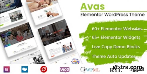 Themeforest - Avas - Elementor WordPress Theme v6.3.9 - 19775390 - Nulled