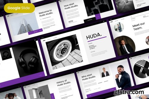 Huda - Business Google Slide Template