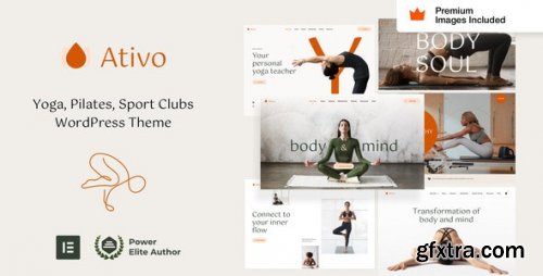 Themeforest - Ativo - Pilates Yoga WordPress Theme v5.6 - 32484821 - Nulled