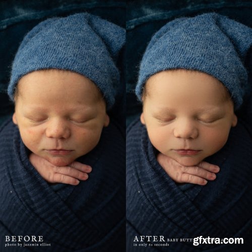 jessicagphotography - Baby Butter Newborn Skin Retouching Photoshop Actions