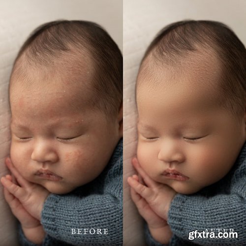 jessicagphotography - Baby Butter Newborn Skin Retouching Photoshop Actions
