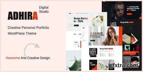 Themeforest - Adhira - Creative Agency Portfolio WordPress Theme v2.0.1 - 31535717 - Nulled