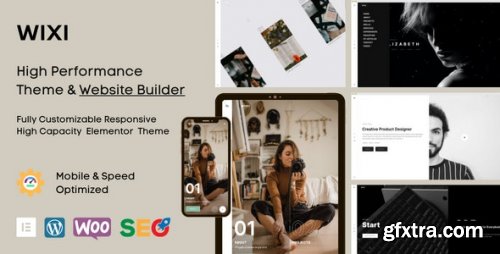 Themeforest - Wixi - Elementor WordPress Theme v1.1.2 - 30093698 - Nulled
