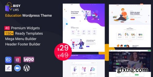 Themeforest - Bisy - Education WordPress Theme v2.7.0 - 30445313 - Nulled