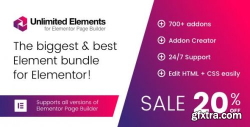 Codecanyon - Unlimited Elements for Elementor Pro (Premium) v1.5.44 - Nulled