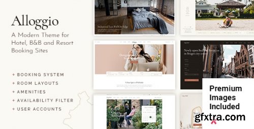 Themeforest - Alloggio - Hotel Booking Theme For WordPress 1.7.2 - 26775539 - Nulled