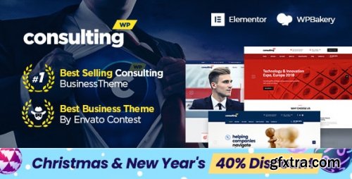 Themeforest - Consulting - Best #1 Business, Finance WordPress Theme v6.4.2 - 14740561 - Nulled