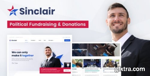 Themeforest - Sinclair - Political Fundraising & Donations WordPress Theme v1.0.9 - 31136760 - Nulled