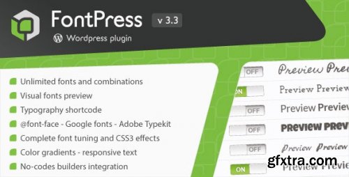Codecanyon - FontPress - Wordpress Font Manager v3.3.4 - 1746759 - Nulled