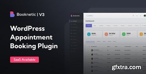 Codecanyon - Booknetic - WordPress Booking Plugin for Appointment Scheduling [SaaS] v.3.4.3 - 24753467 - Nulled