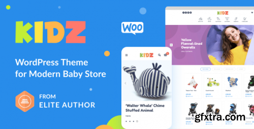 Themeforest - KIDZ - Baby Shop & Kids Store WordPress WooCommerce Theme v5.7.1 - 17688768 - Nulled