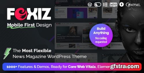 Themeforest - Foxiz - Newspaper News and Magazine For WordPress v1.6.8 - 34617430 - Nulled