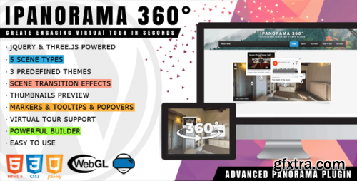 Codecanyon - iPanorama 360° - Virtual Tour Builder for WordPress v1.6.31 - 17028820 - Nulled