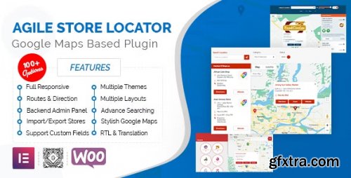 Codecanyon - Agile Store Locator (Google Maps) For WordPress v4.8.16 - 16973546 - Nulled