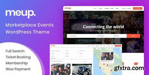 Themeforest - Meup - Marketplace Events WordPress Theme v1.5.5 - 24770641 - Nulled