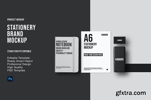 Stationery Brand Mockup D6RXKXH