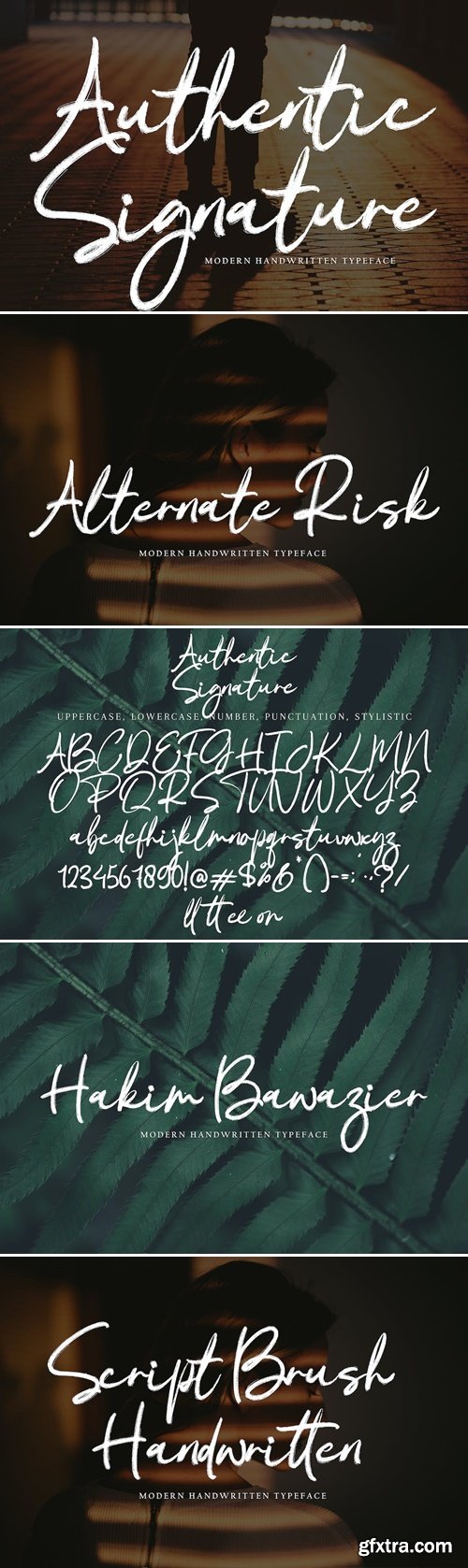 Signature Authentic Font