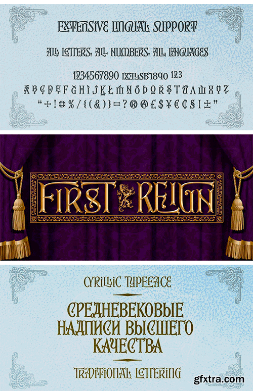 First Reign Font Family