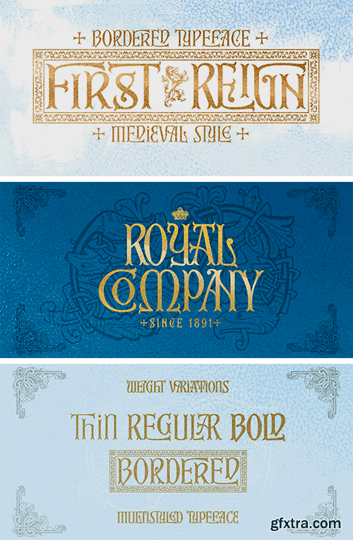 First Reign Font Family