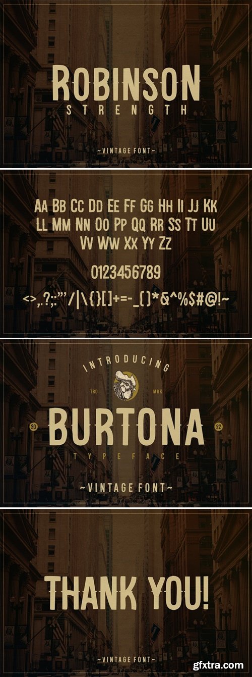 Burtona Font