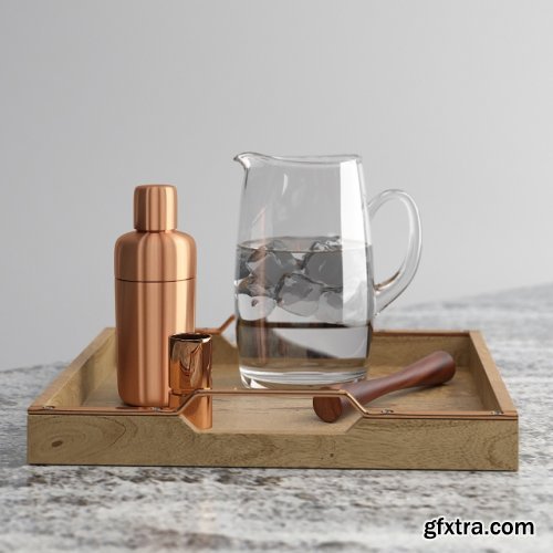 Copper shaker set