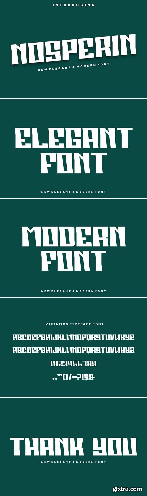 Nosperin Font