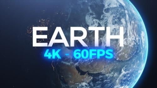 Videohive - Animation of the Earth Seen from Space. - 42659775 - 42659775