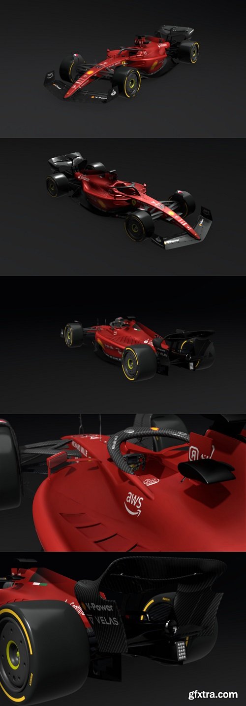 Ferrari F1-75 2022 3d model