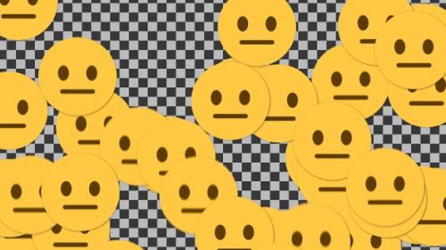 Videohive - Emojii Neutral Face Transition | UHD | 60fps - 42701926 - 42701926