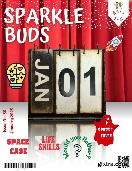 Sparkle Buds Kids Magazine (Ages 7-10) – January 2023