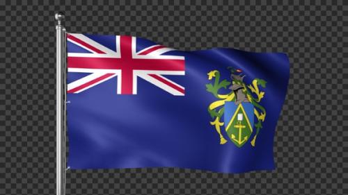 Videohive - Pitcairn Islands Flag - 42706032 - 42706032