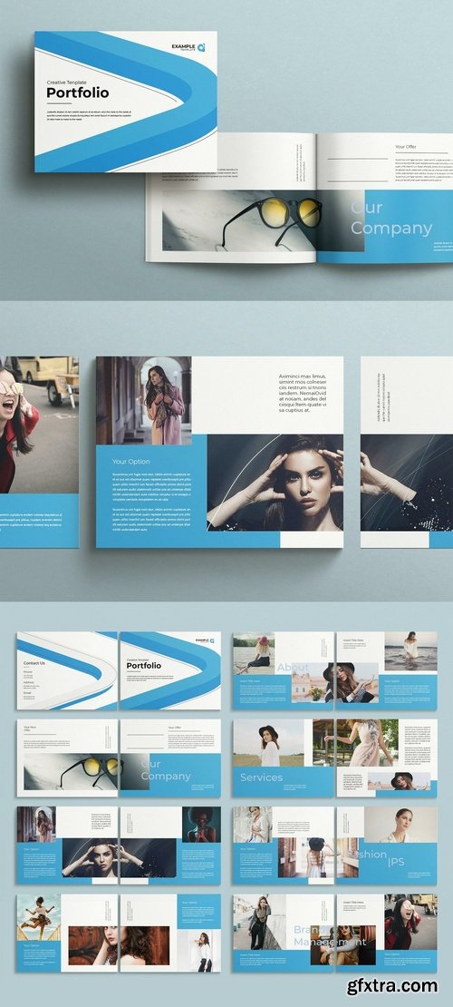 Creative Portfolio Layout - Landscape 536430373