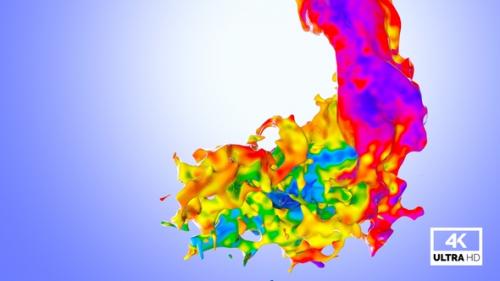 Videohive - Twisted Multicolor Paint Splash V7 - 42707173 - 42707173