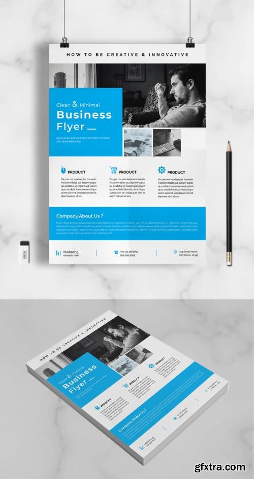 Clean & Minimal Business Flyer 533518292