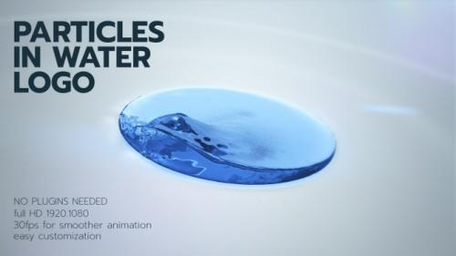 MotionArray - Particles In Water Logo - 1282531