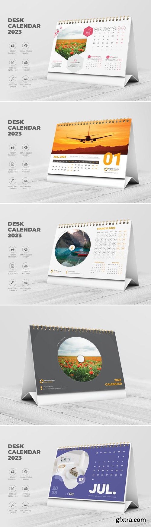 Desk Calendar 2023