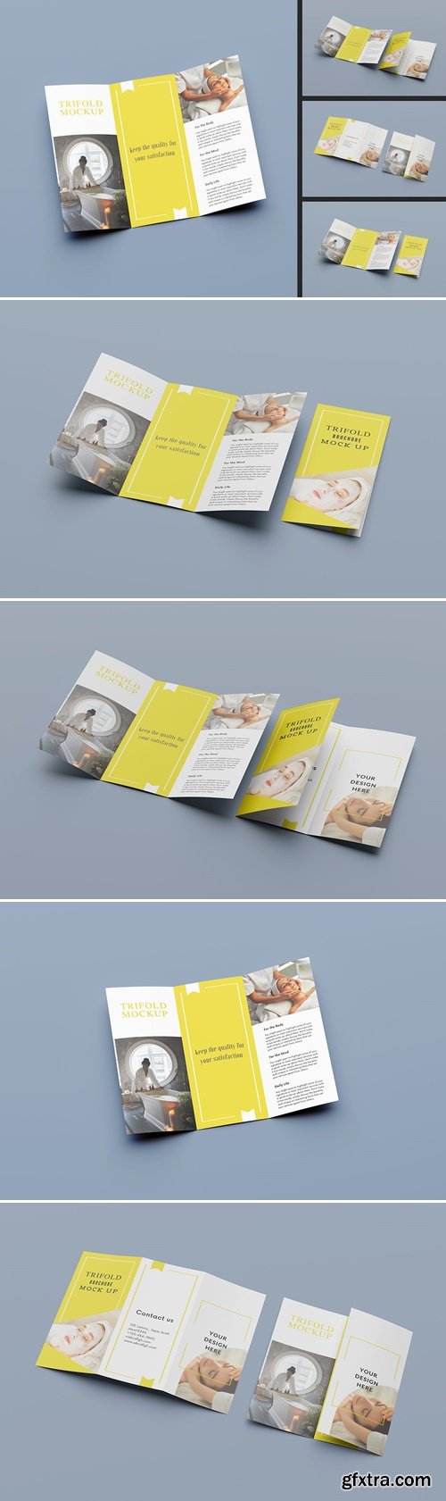 Trifold A4 Mockup ARVGG2F