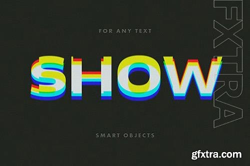 Glitch Text Shift Effect