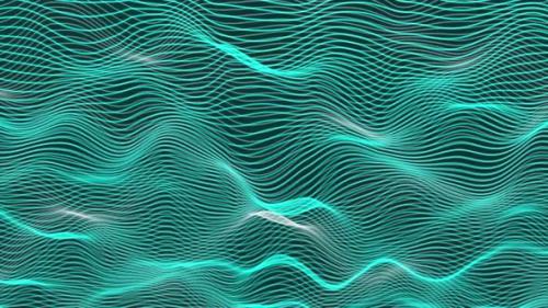 Videohive - multicolor trendy geometric line wave animated. Futuristic colorful wireframe wave. Vd 138 - 42646682 - 42646682