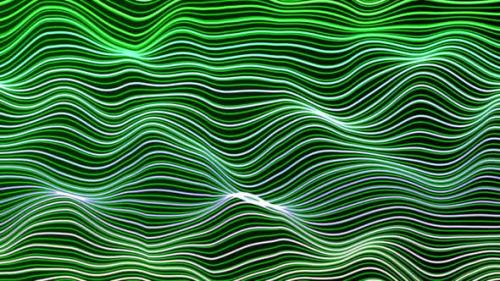 Videohive - multicolor trendy geometric line wave animated. Futuristic colorful wireframe wave. Vd 140 - 42646686 - 42646686