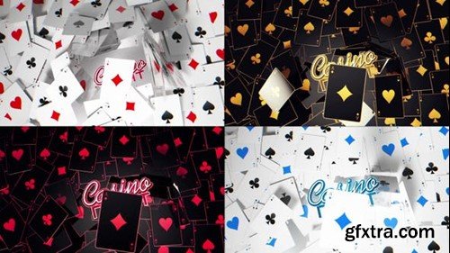 Videohive Playing Cards Logo Reveals 42680622