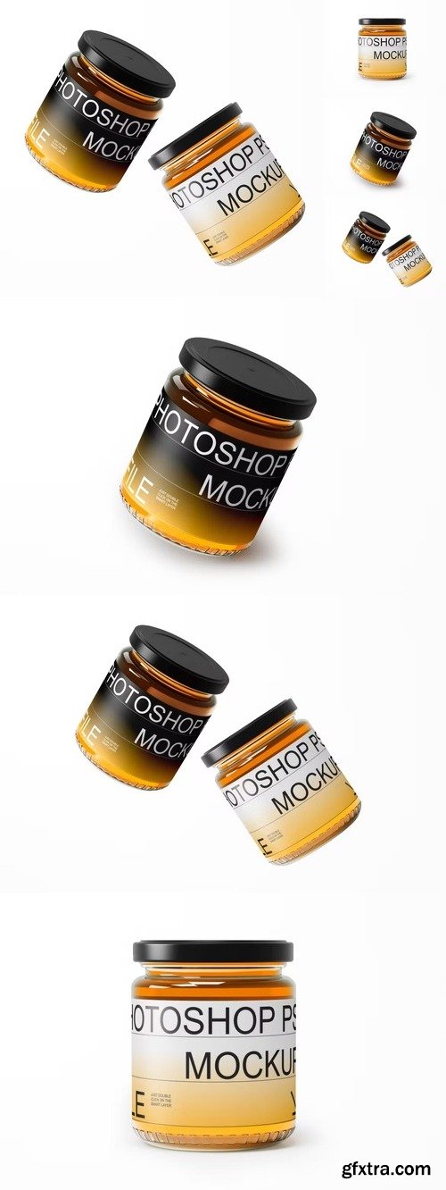 Honey Jar Mockup Set