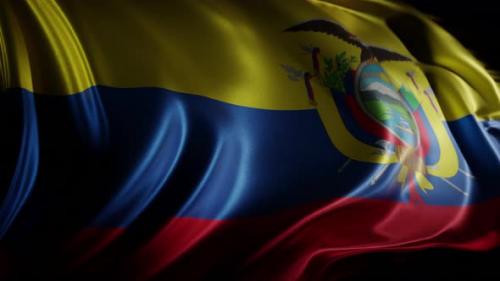 Videohive - Flag of Ecuador | UHD | 60fps - 42710238 - 42710238