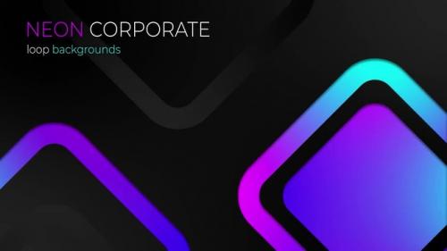 MotionArray - Neon Corporate Backgrounds. - 1281967